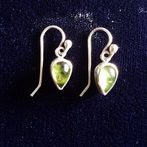 Sterling Peridot Earrings